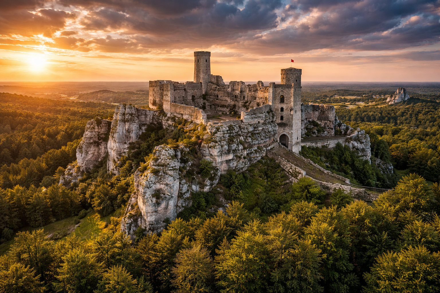 Jura Krakowsko-Częstochowska: Kraina Zamków i Skał. Co zobaczyć i gdzie spać?